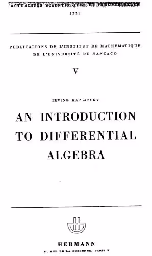 خرید و دانلود نسخه کامل کتاب An Introduction to Differential Algebra