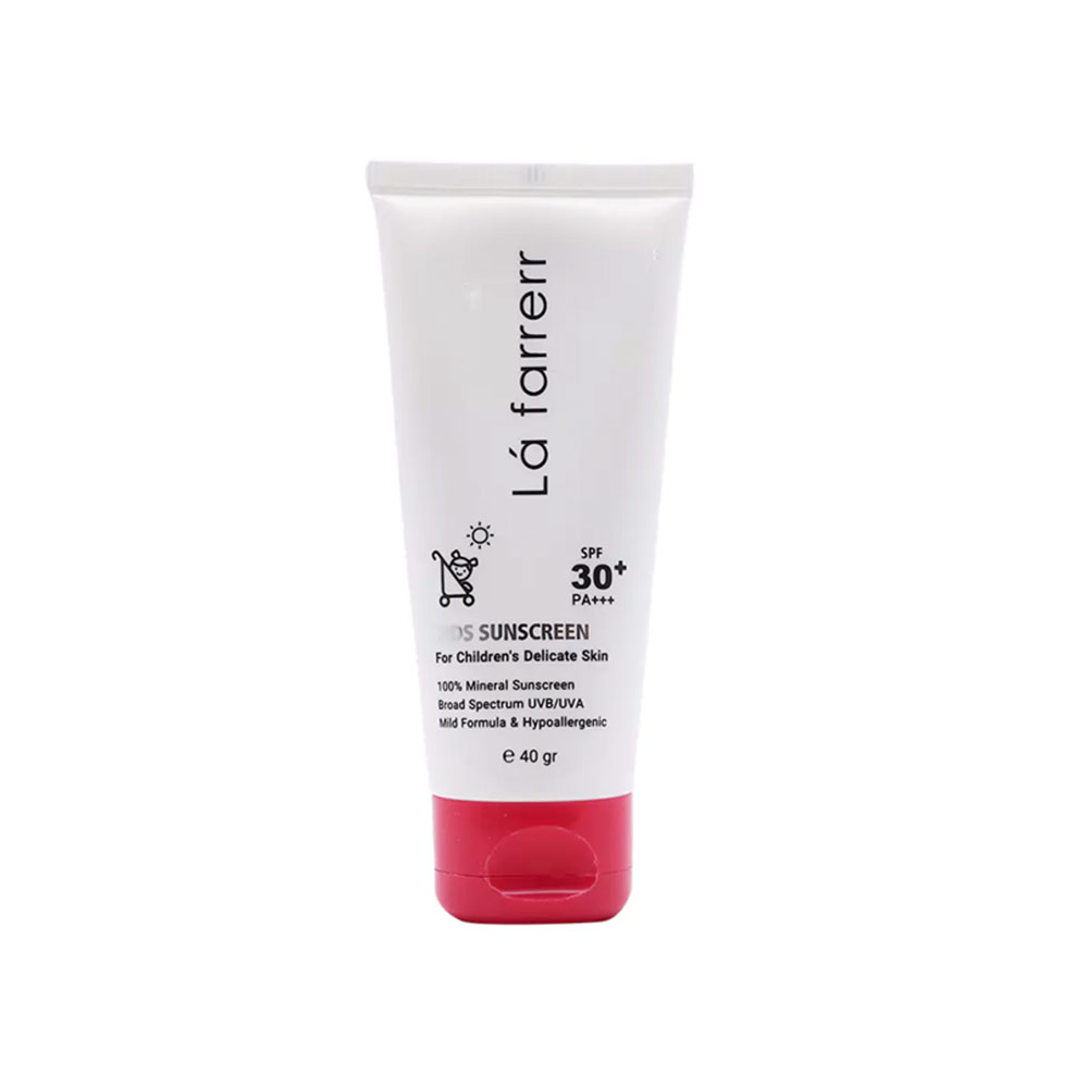 کرم ضد افتاب SPF30 کودک لافارر مدل صورتی حجم 40 میلی لیتر