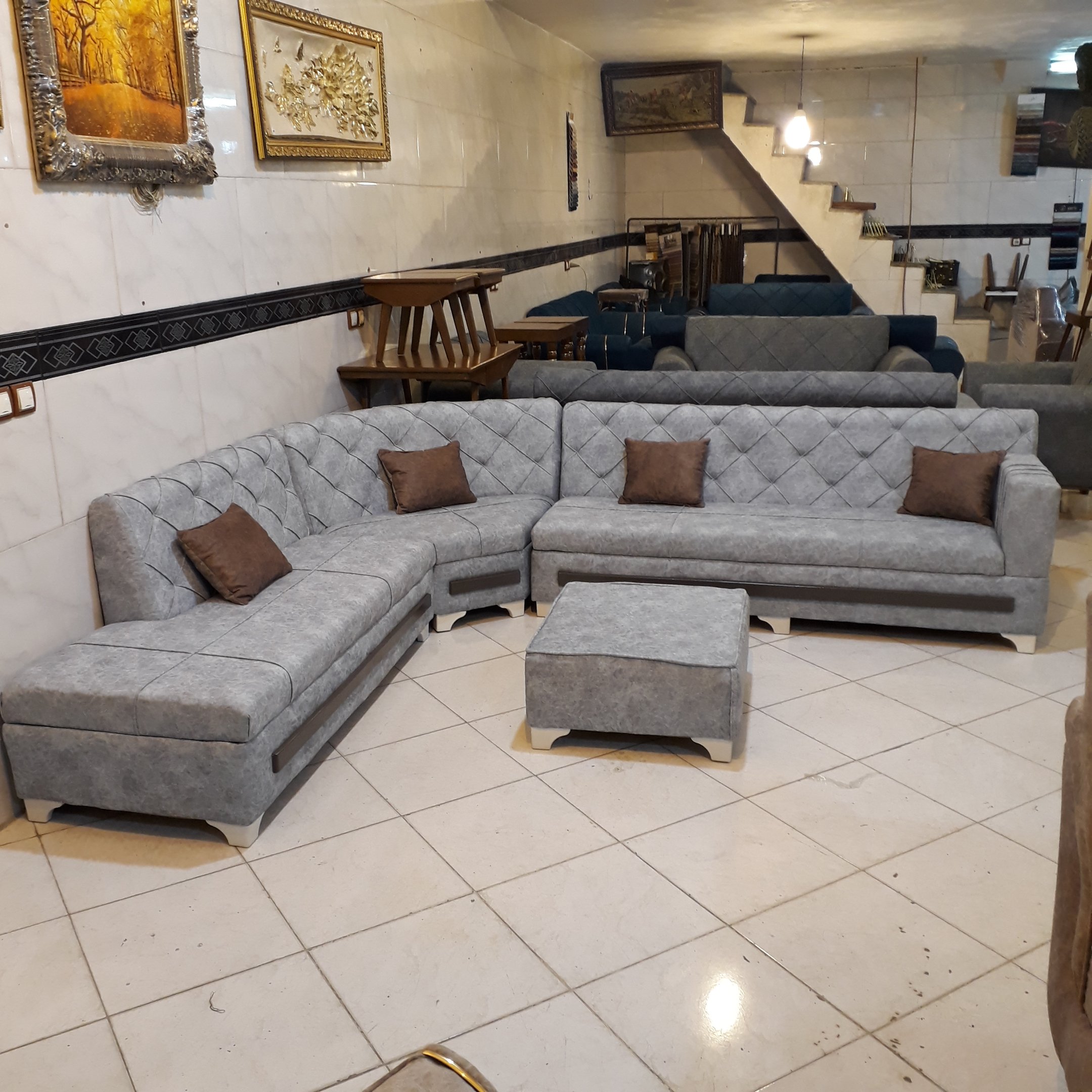 مبلمان مبل راحتی ال کنج صدف