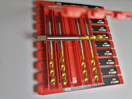 قلاویز M4 مارپیچ روکش طلایی