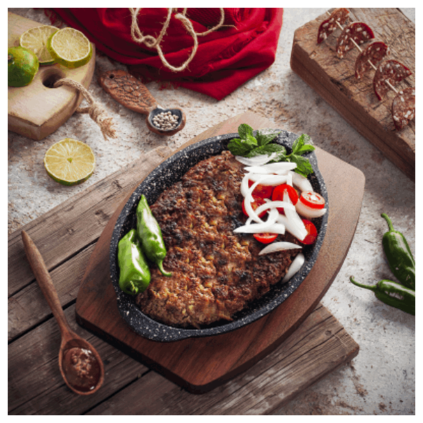 تابه چدن بیضی نالینو مدل Sorin سورین (با زیره چوبی)