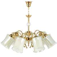 لوستر 7 شعله چشمه نور کد A833/7-G