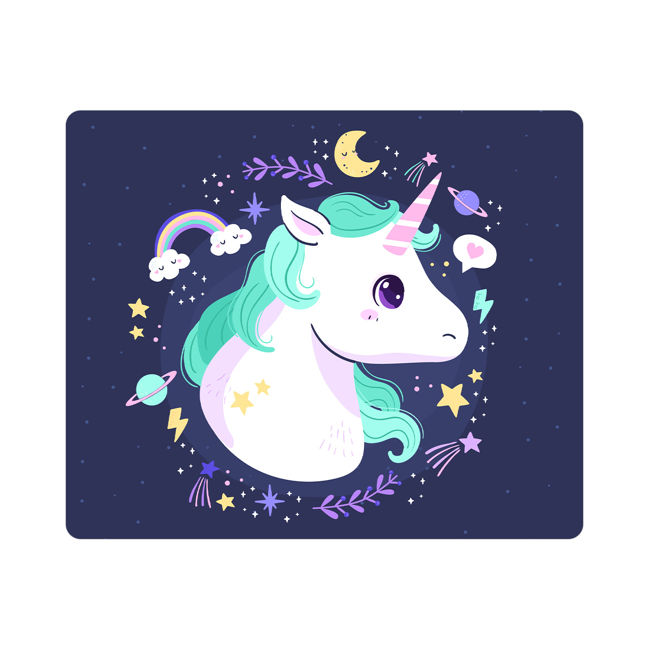 ماوس پد طرح یونیکورن مدل MP1494