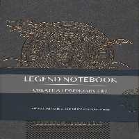 دفتر یادداشت خط دار LEGEND (خاکستری) - ناشربوک | خرید آنلاین کتاب