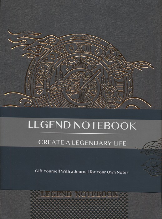 دفتر یادداشت خط دار LEGEND (خاکستری) - ناشربوک | خرید آنلاین کتاب