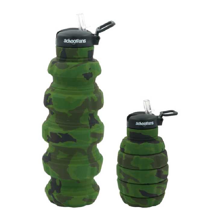 قمقمه سیلیکونی آکاردئونی اسکول فنز مدل نارنجک کد 9342