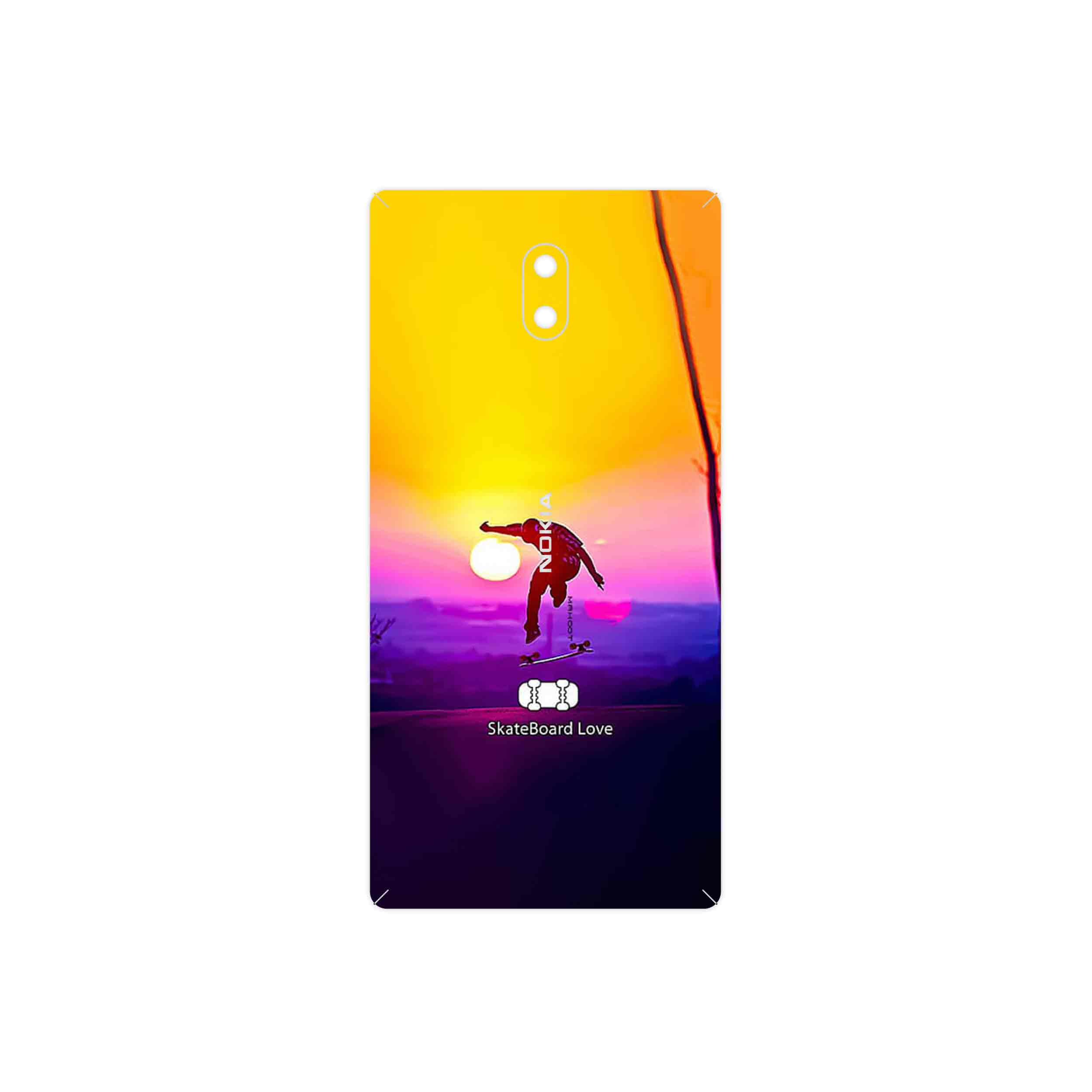 برچسب پوششی ماهوت مدل Skateboard مناسب برای گوشی موبایل نوکیا 3