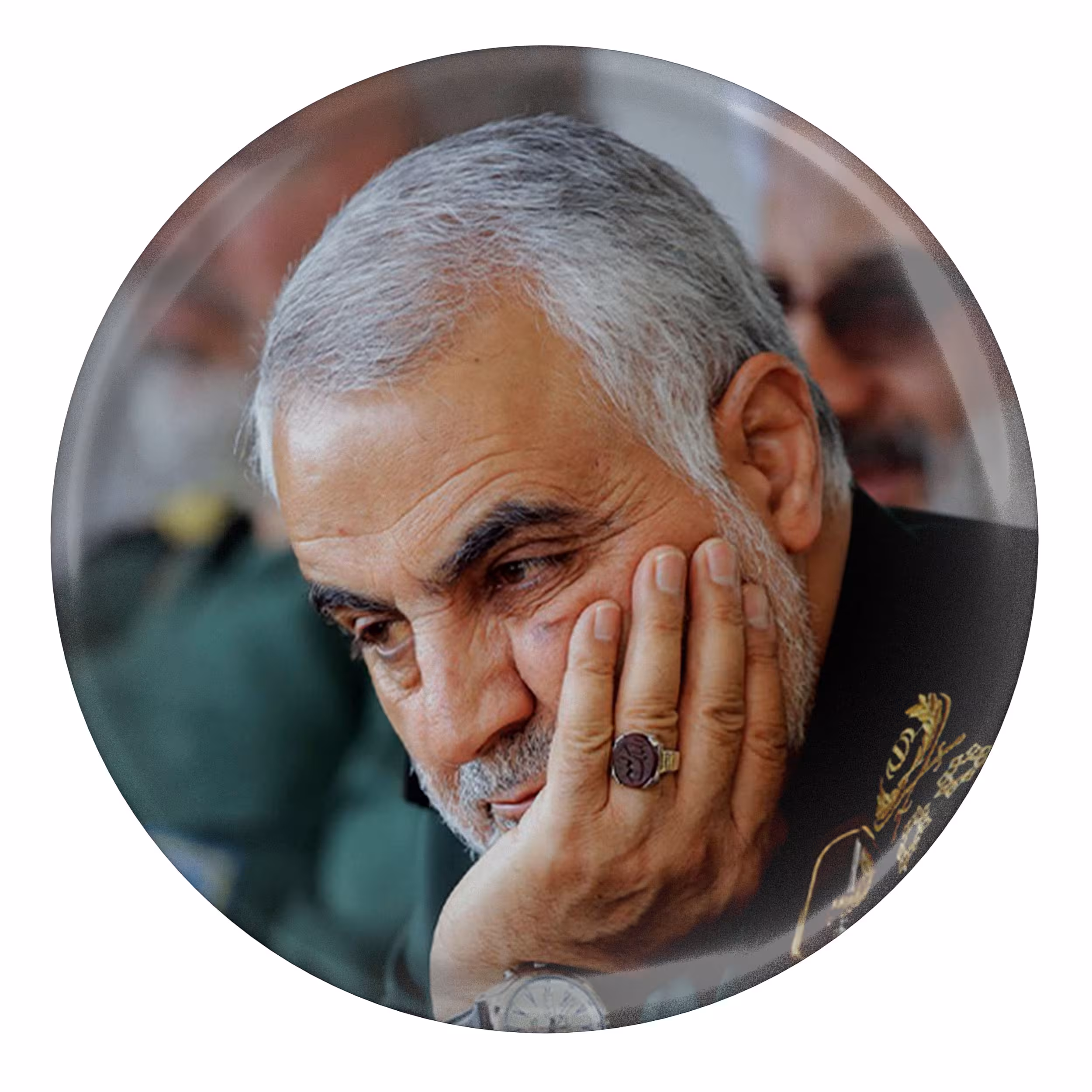 پیکسل طرح سپهبد شهید حاج قاسم سلیمانی مدل S12233