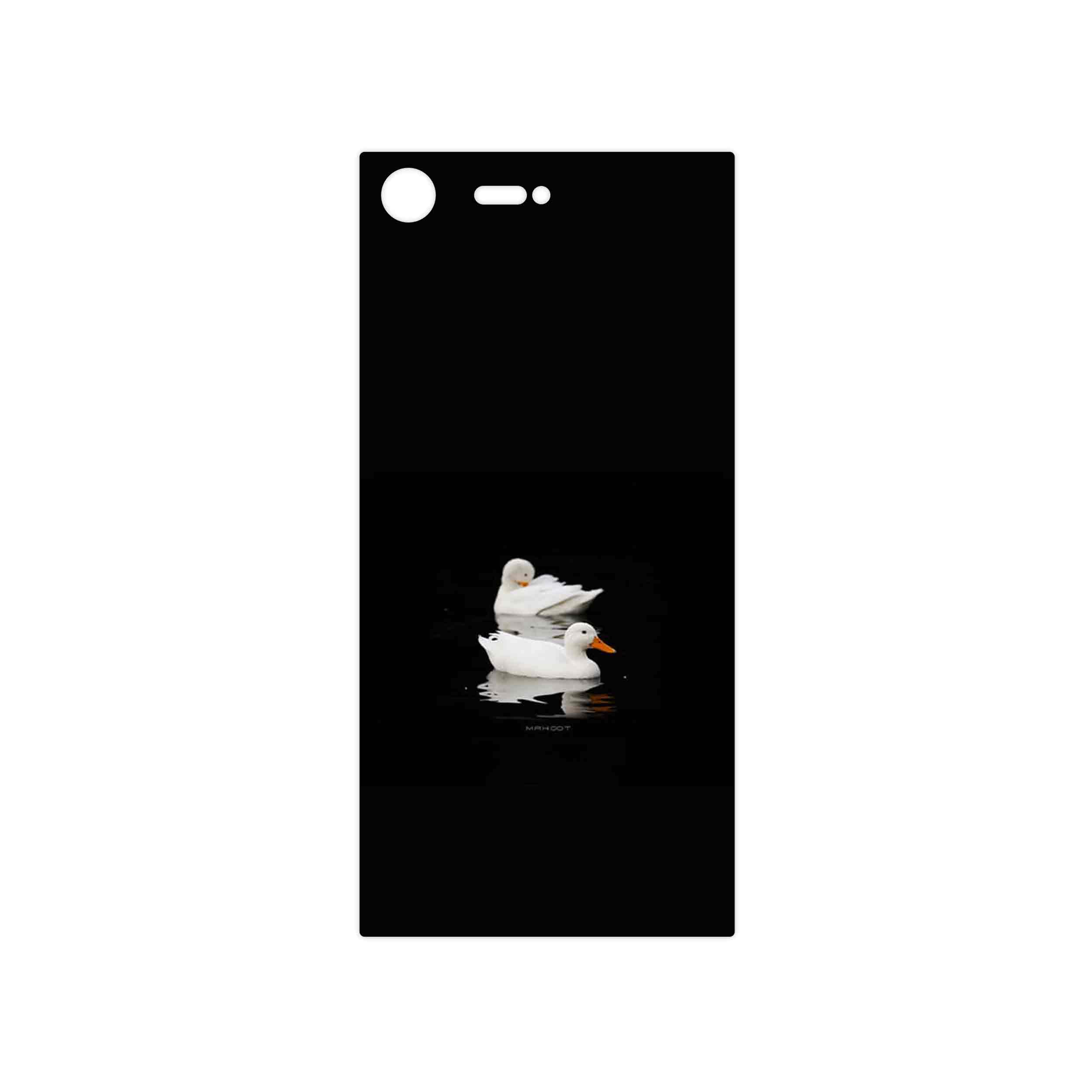 برچسب پوششی ماهوت مدل Duck مناسب برای گوشی موبایل سونی Xperia XZ Premium