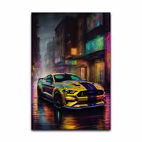 تابلو شاسی گوفی مدل ماشین کد GT69 | دنیای قاب