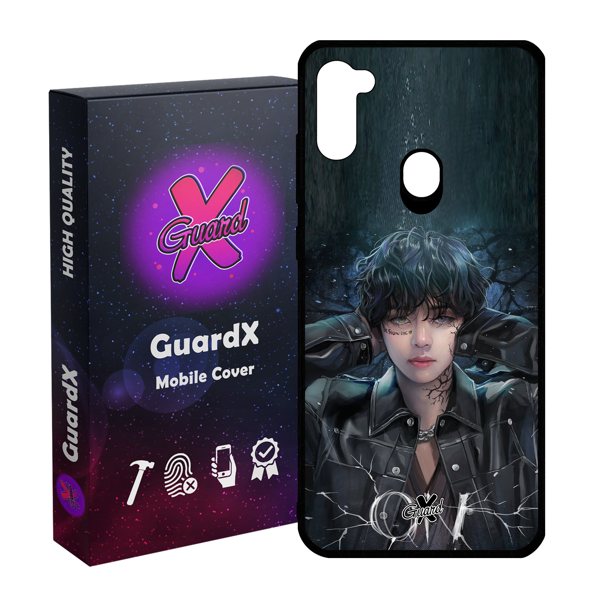 کاور گارد ایکس طرح Girl مدل Glass10374 مناسب برای گوشی موبایل سامسونگ Galaxy A11