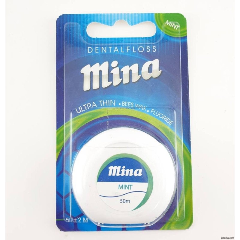 نخ دندان فوق نازک اسانس طبیعی نعناع Mint مینا