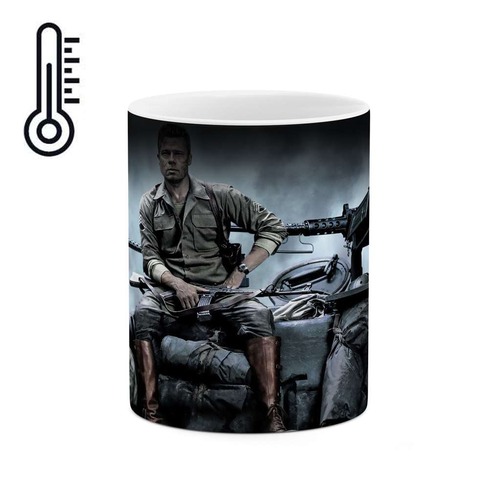 ماگ حرارتی طرح فیلم fury مدل mgph01733