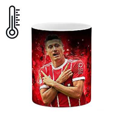 ماگ حرارتی طرح فوتبالیست Robert Lewandowski مدل mgph12893