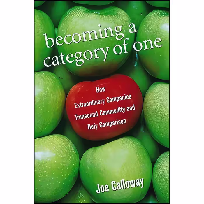 کتاب زبان اصلی Becoming a Category of One اثر Joe Calloway