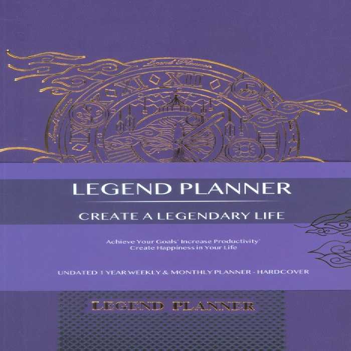 دفتر برنامه ریزی (پلنر لجند LEGEND PLANNER،بنفش) - ناشربوک | خرید آنلاین کتاب