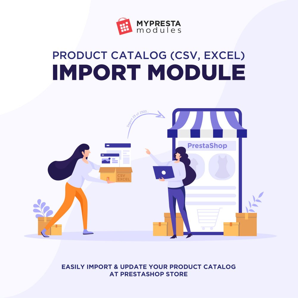 دانلود ماژول Product Catalog (CSV, Excel) Import برای پرستاشاپ