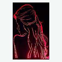 تابلو شاسی مدل lady کد 002