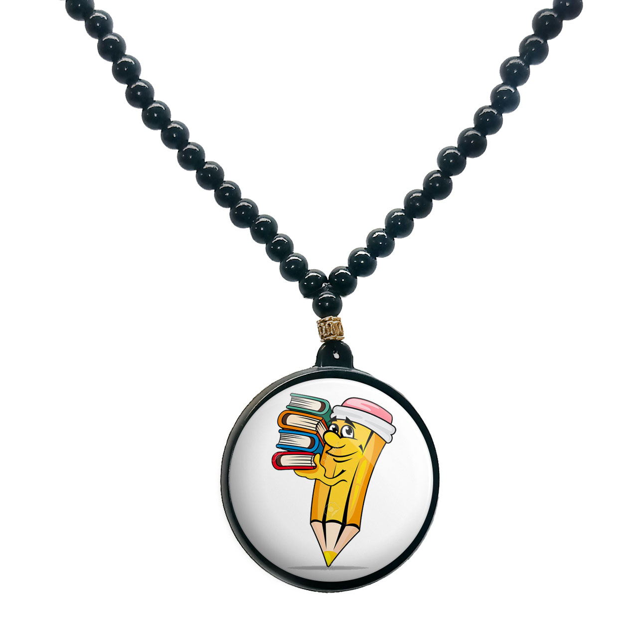 گردنبند پرمانه طرح جشن الفبا کد pmd.22625 مدل دو طرفه