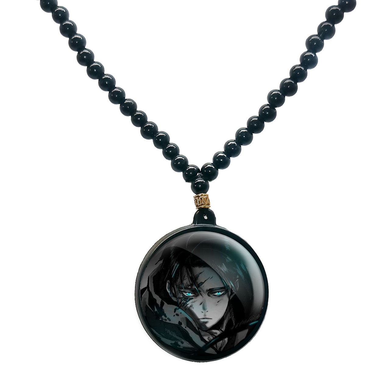 گردنبند پرمانه طرح Attack on Titan کد pmd.22805 مدل دو طرفه