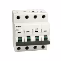 کلید مینیاتوری چهار پل 25 آمپر ویکو تیپ B