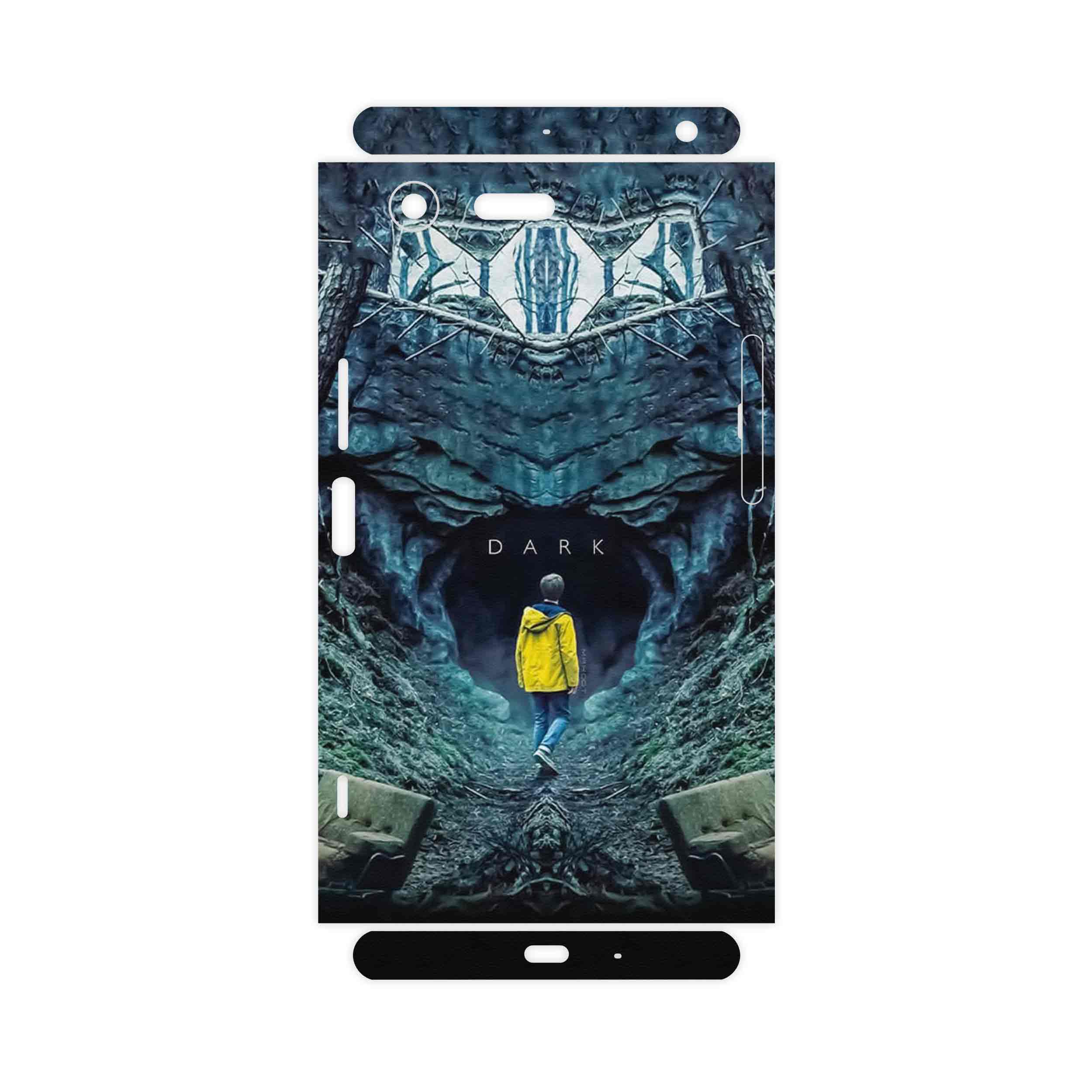 برچسب پوششی ماهوت مدل Dark-FullSkin مناسب برای گوشی موبایل سونی Xperia XZ Premium