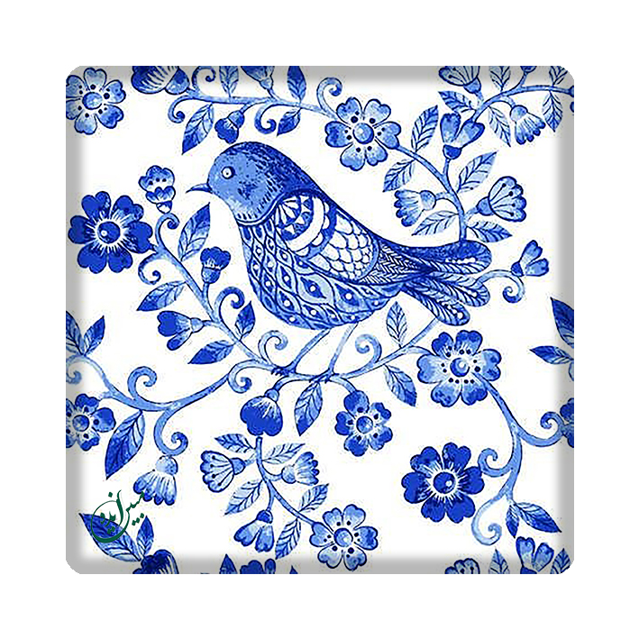 کاشی مبین ایده مدل گل و مرغ kh10 کد 1523