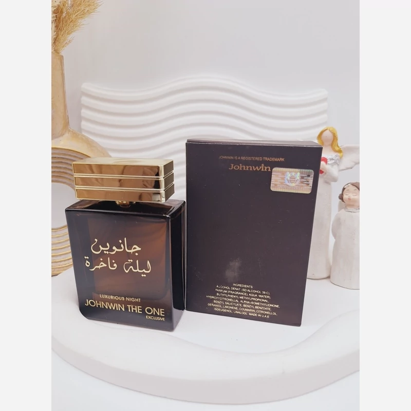 ادکلن مردانه 100 میل شرکتی ماندگاری 24ساعته مدل جانوین لیله فاخره کد 0571