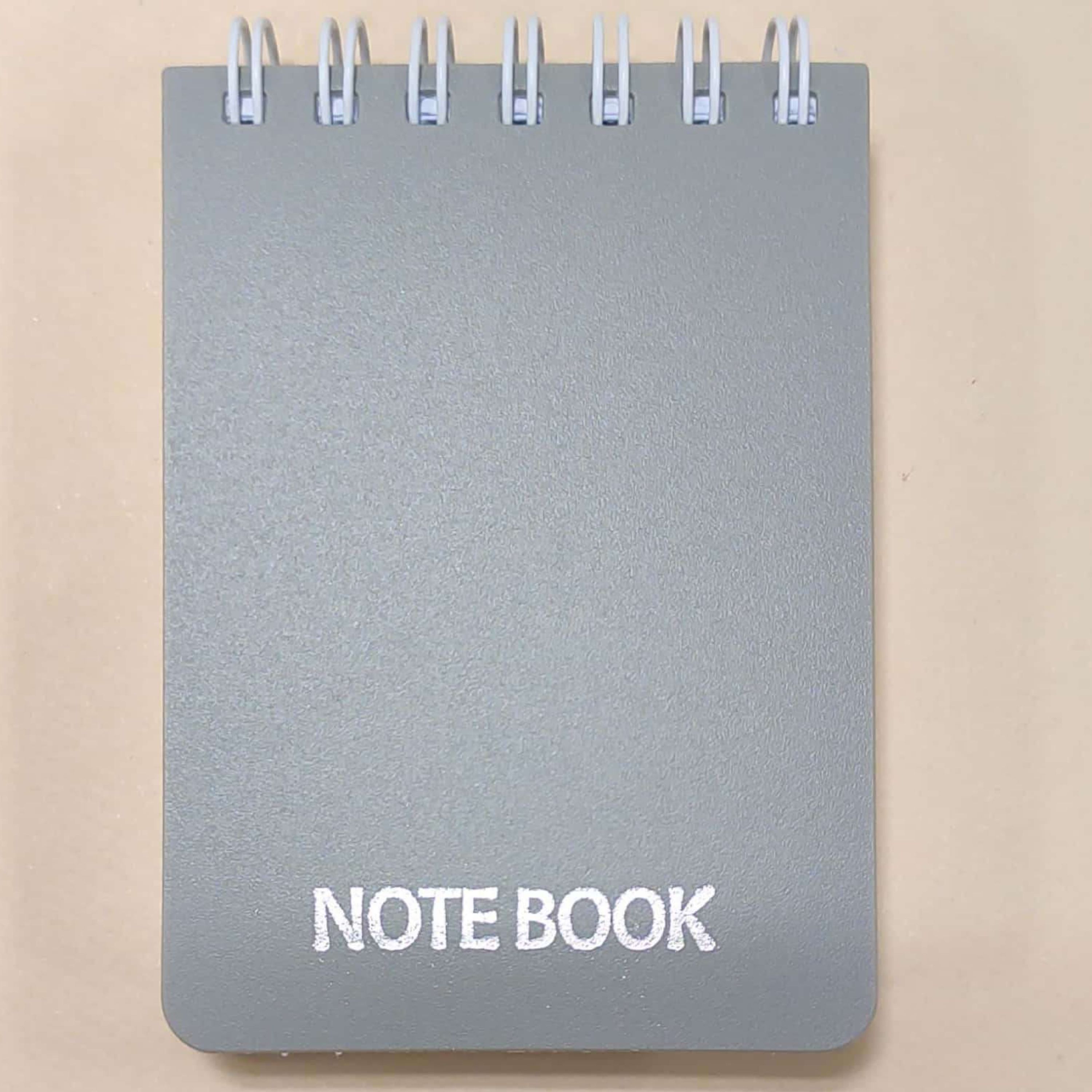 دفتر یادداشت مات 100 برگ پاپکو کد NB-630 رنگ نقره ای