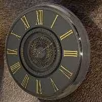 ساعت دیواری آرتمیس کد 2044 Titanium Gold تیتانیوم طلایی
