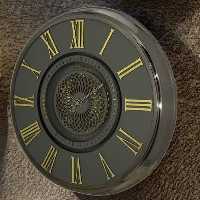 ساعت دیواری آرتمیس کد 2044 Titanium Gold تیتانیوم طلایی