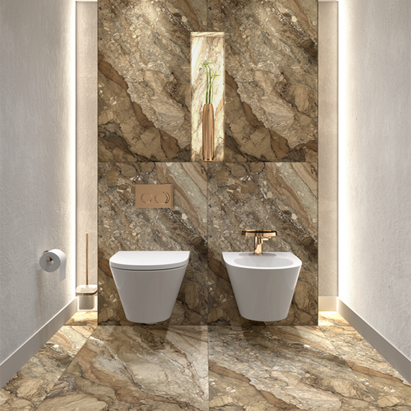 سرامیک فلورانس قهوه ای مات گلدیس کاشی 60*120