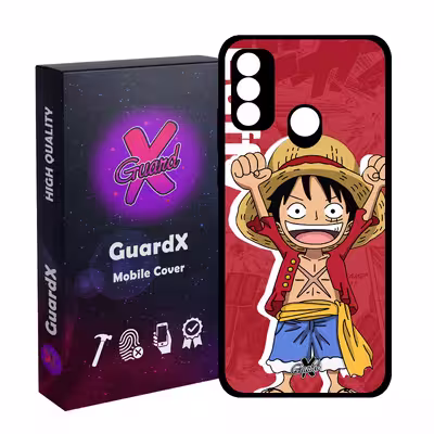 کاور گارد ایکس طرح One Piece Luffy Anime مدل Glass10470 مناسب برای گوشی موبایل هوآوی P Smart 2020