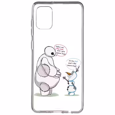 کاور طرح Olaf &amp; Baymax مناسب برای گوشی موبایل سامسونگ Galaxy A31 