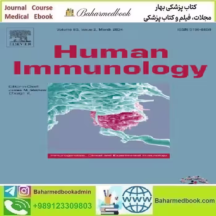 Human Immunology Volume 85 Issue 1 to 2 2024 TRUE P