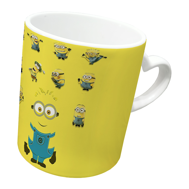 ماگ مدل دسته قلبی طرح مینیون کد 67