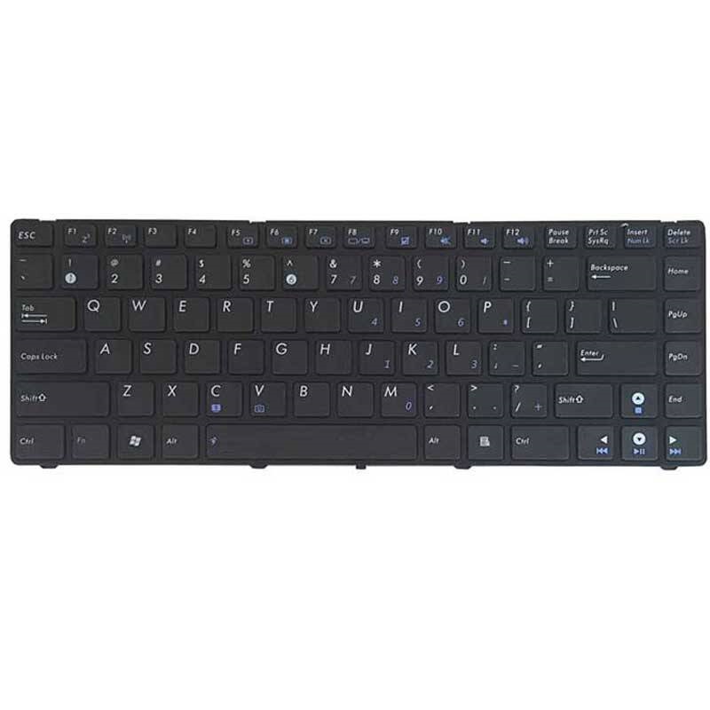کیبورد لپ تاپ ایسوس Asus X42/K42/k43 با فریم مشکی