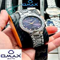 خرید ساعت دخترانه جدید اوماکس omax مدل JDP034l004 نگین دار صفحه سرمه ای رنگ ثابت کیفیت عالی کد 1922305 - ردگل