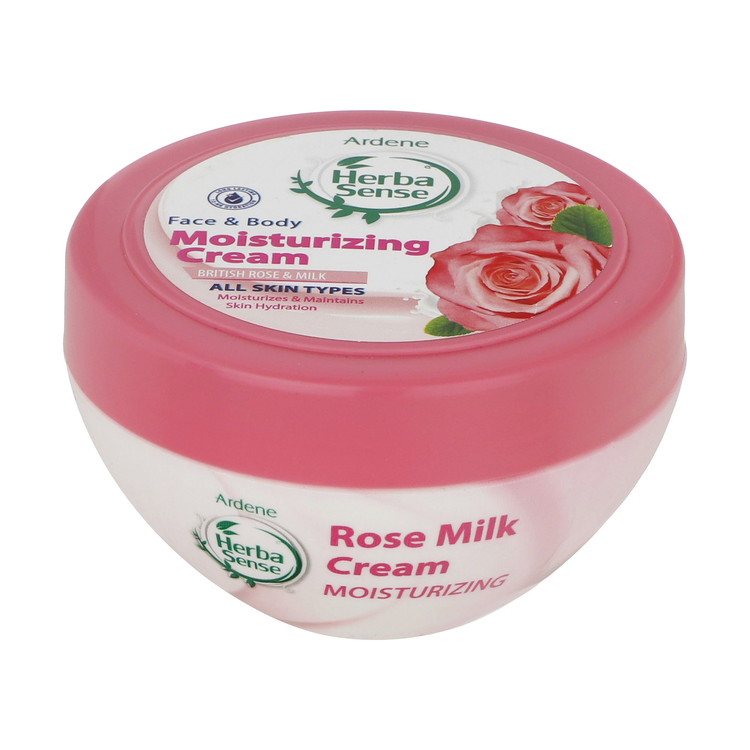 کرم مرطوب کننده آردن هرباسنس مدل British Rose &amp; Milk وزن 150 گرم