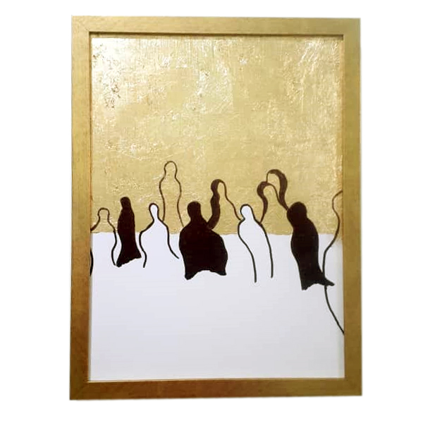 تابلو نقاشی مدل آدمک کد 001