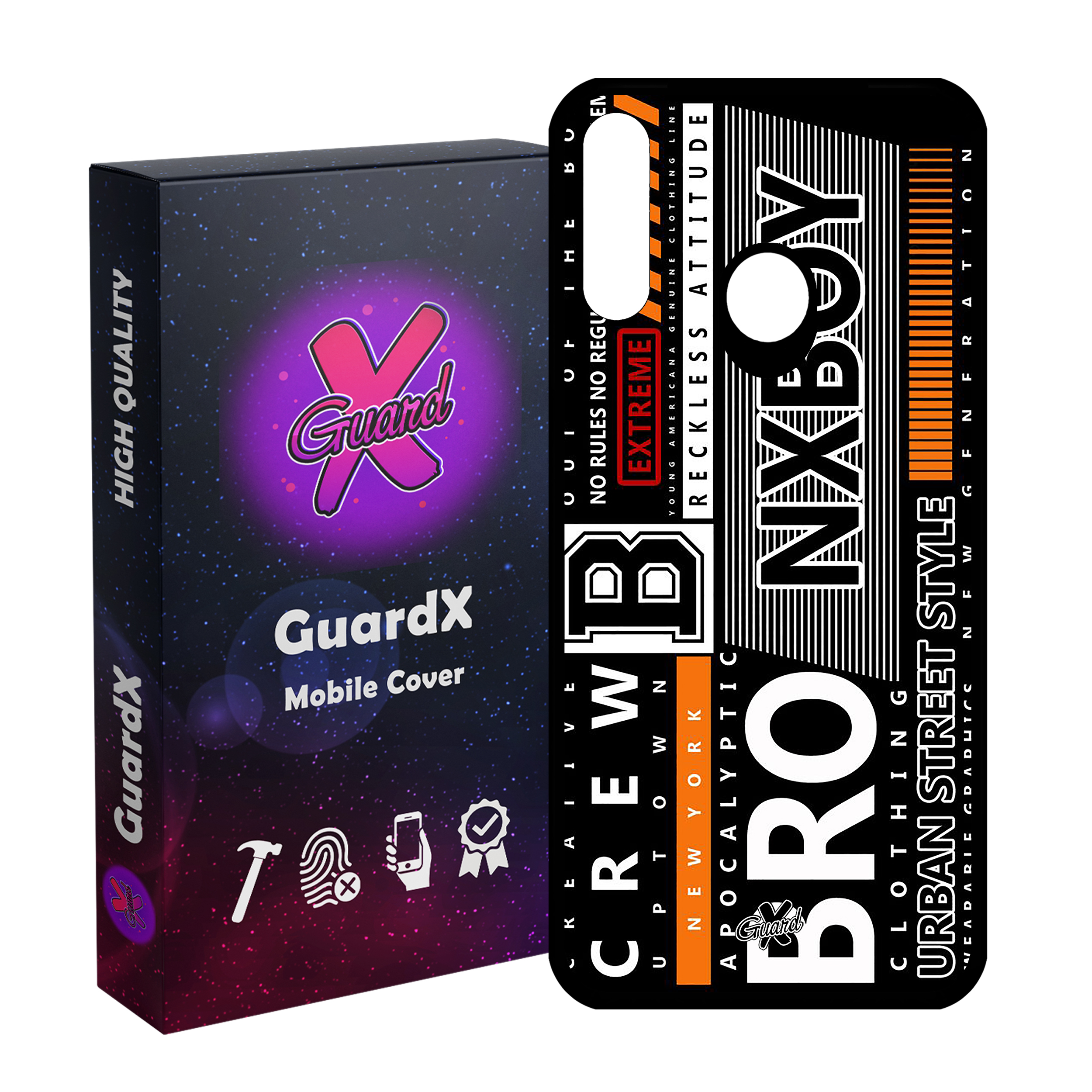 کاور گارد ایکس طرح Boy مدل Glass10527 مناسب برای گوشی موبایل سامسونگ Galaxy A20s