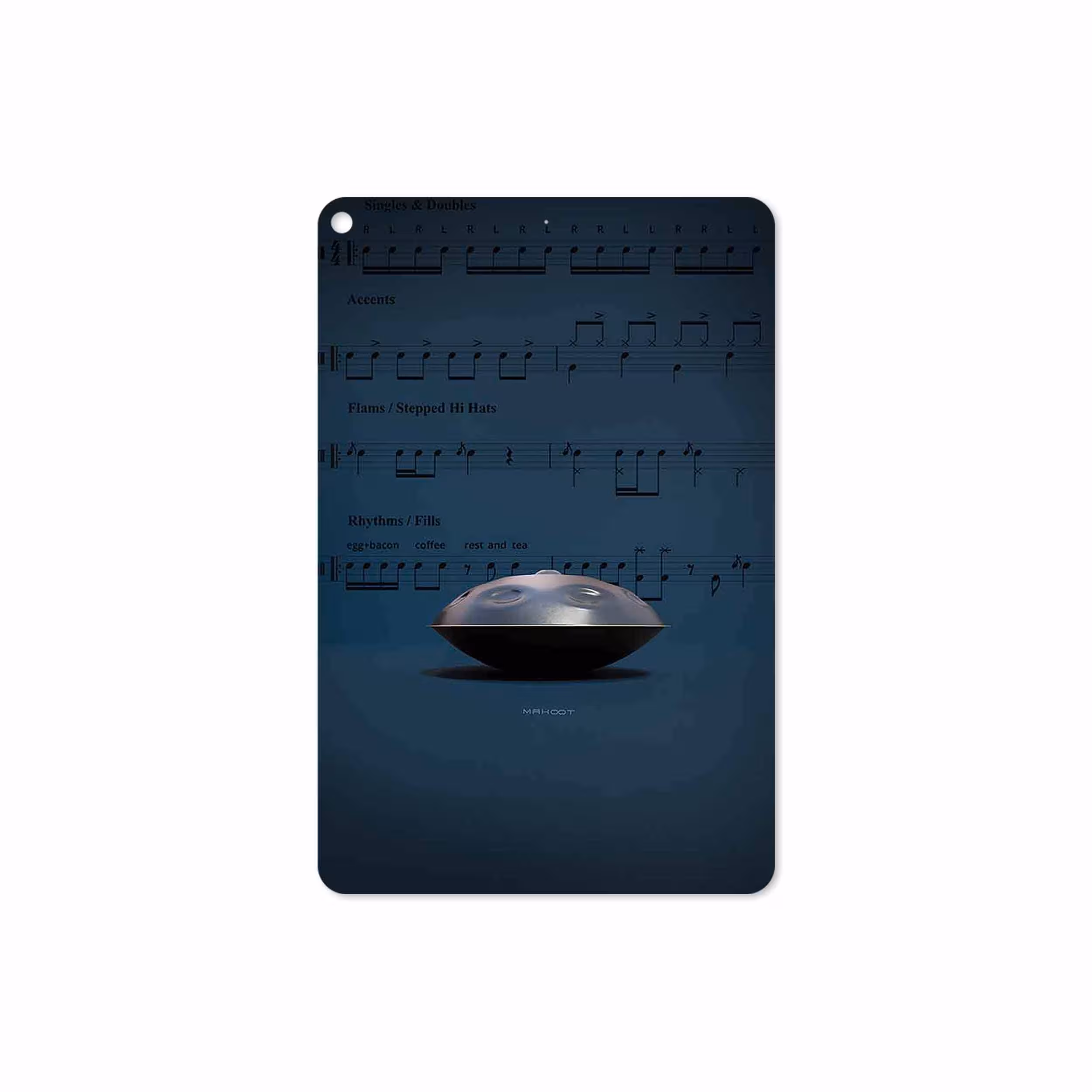 برچسب پوششی ماهوت مدل Hang Instrument مناسب برای تبلت اپل iPad mini (GEN 5) 2019 A2126