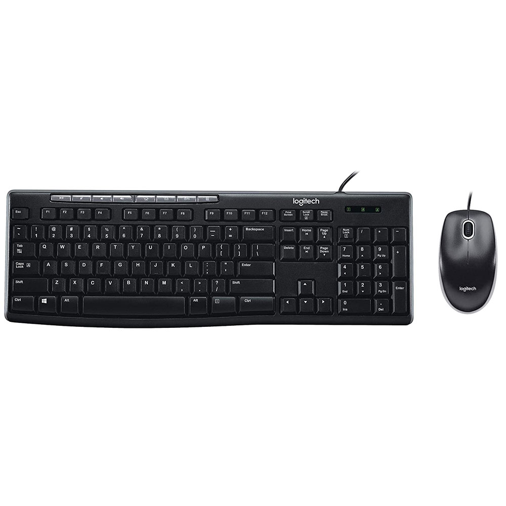ماوس و کیبورد لاجیتک مدل LOGITECH MK200 Mouse And Keyboard