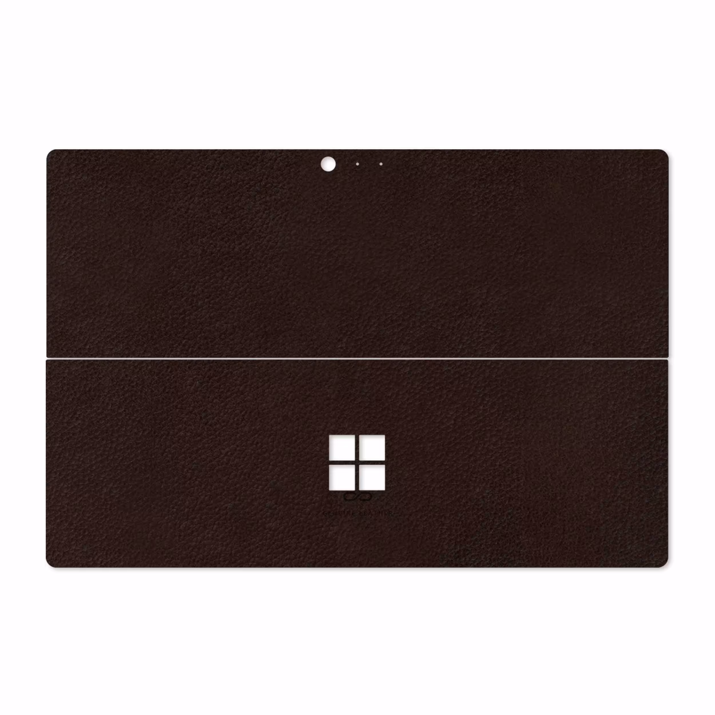 برچسب پوششی ماهوت مدل Dark-Brown-Leather مناسب برای تبلت مایکروسافت Surface Pro 4 2015