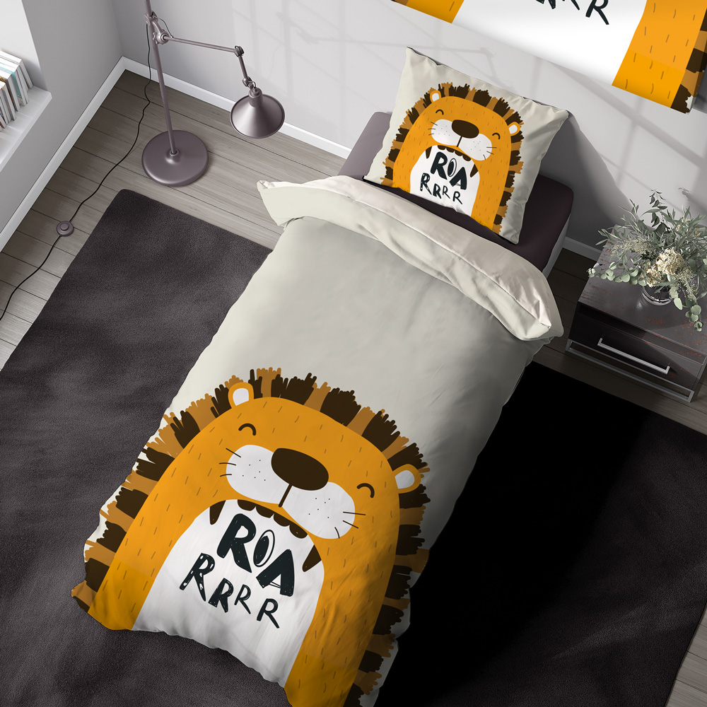 روتختی اتاق کودک پسر طرح شیر غروسکی SM-28301