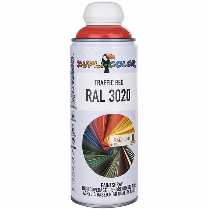 اسپری رنگ قرمز Dupli-Color RAL 3020 400ml
