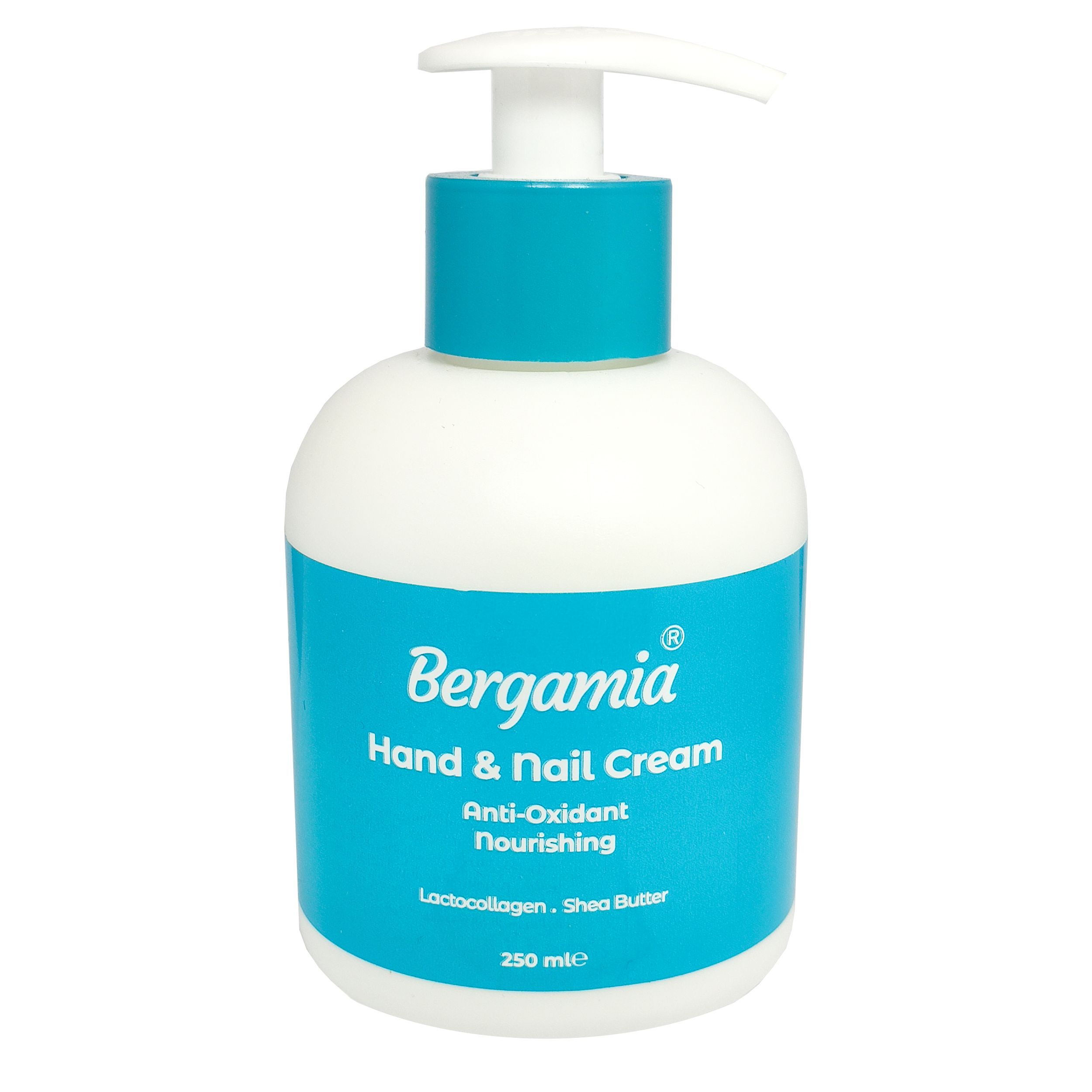 کرم مرطوب کننده دست و ناخن برگامیا مدل کلاژن حجم 250 میلی لیتر