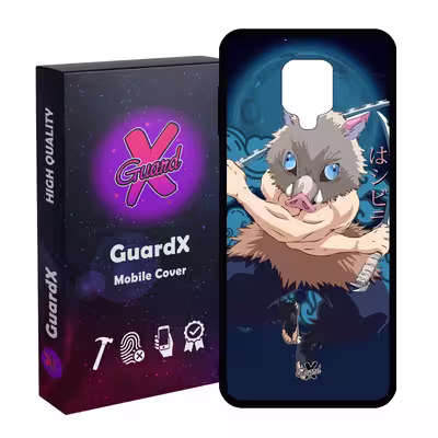 کاور گارد ایکس طرح شیطان کش انیمه مدل Glass10560 مناسب برای گوشی موبایل شیائومی Redmi Note9 Pro/Note 9 Pro Max/Redmi Note 9S/MI Poco M2 Pro
