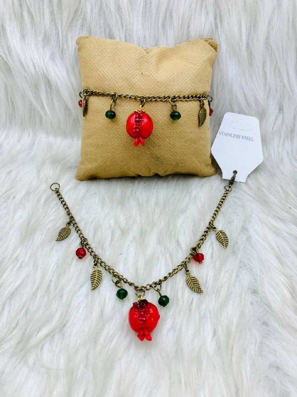 دستبند فانتزی انار شکسته مخصوص شب یلدا