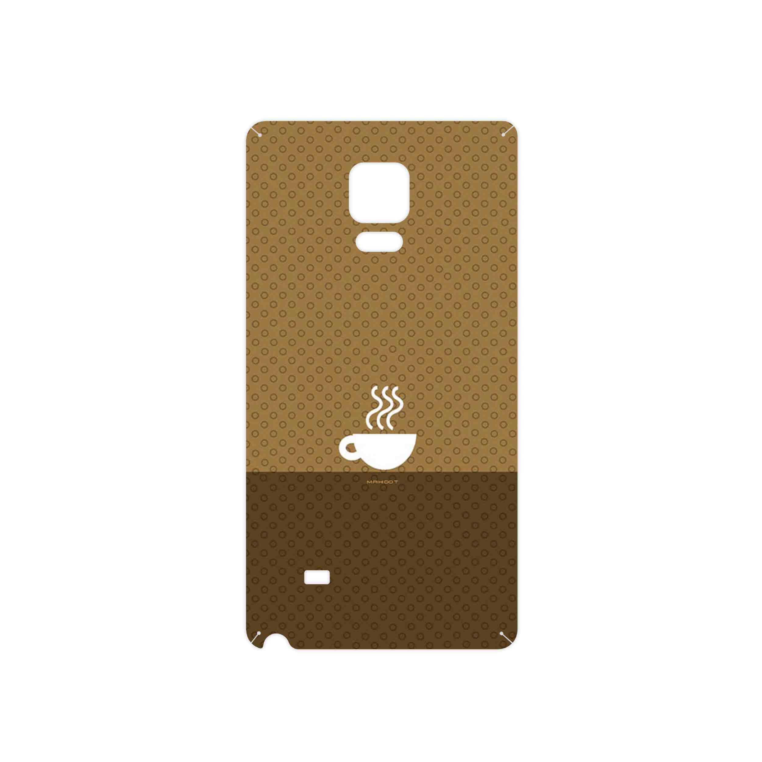 برچسب پوششی ماهوت مدل Minimal Cup of Coffee Icon مناسب برای گوشی موبایل سامسونگ Galaxy Note Edge